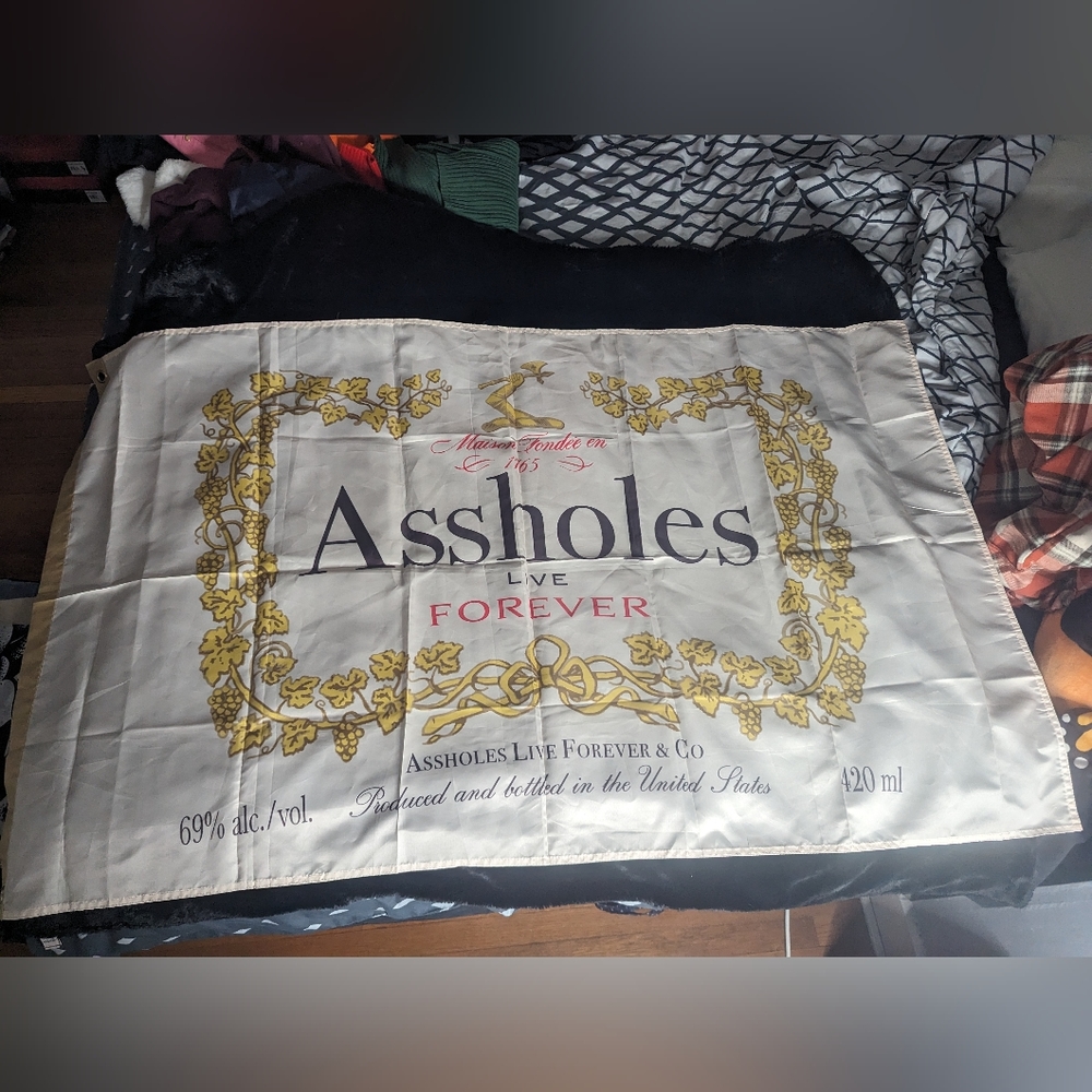 HENNESSY THEMED flag